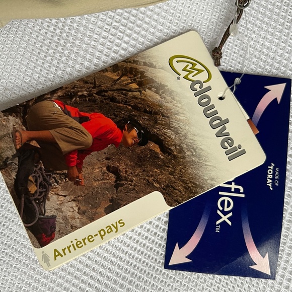 Cloudveil Damsel Wading Pants Convertible to Shorts Hiking Size 8 Green Zip Off - Picture 14 of 14